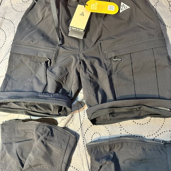 NIKE ACG SMITH SUMMIT ZIP. OFF CARGO PANTS CONVERT IN SHORTS SIZE 2XL S MEN $195 - Picture 9 of 11